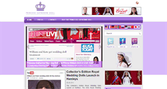 Desktop Screenshot of princesscatherinedoll.com